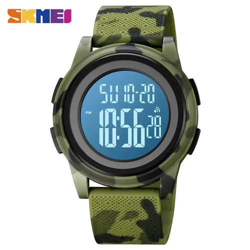 SKMEI 1895 Men LED Light Chrono Alarm Clock 5Bar Waterproof Digital