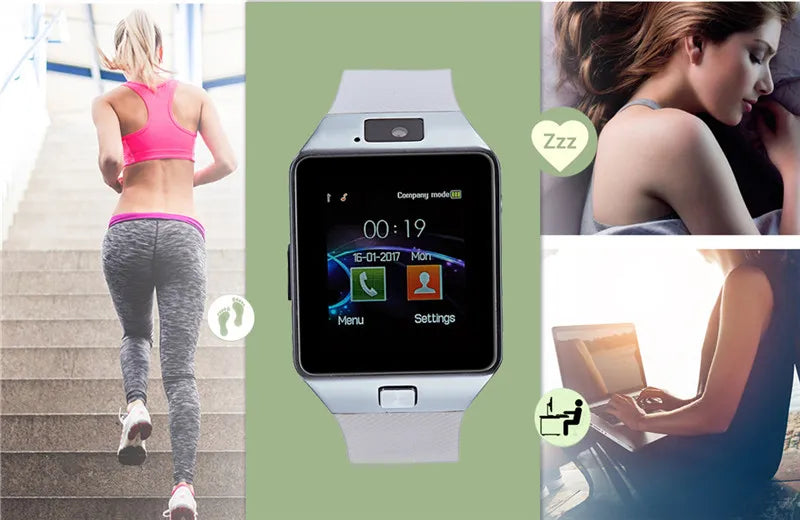 Digital Touch Screen Smart Watch DZ09 Q18 Bracelet Camera Bluetooth